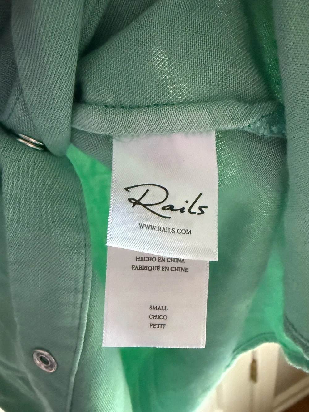 Rails Ruthie Blouse Basil - Picture 5 of 6